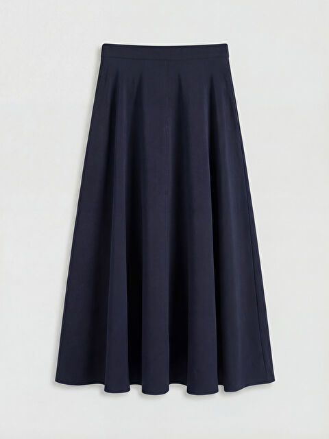 LCW Modest Beli Fermuarlı Kloş Etek - S6M566Z8-ZR1