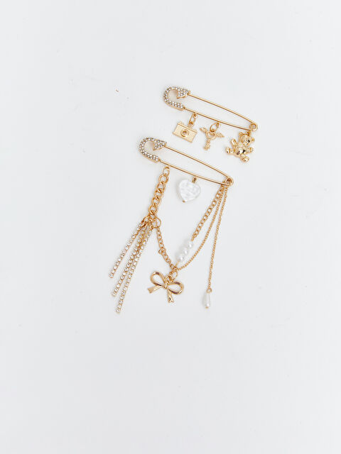 LCW ACCESSORIES Fiyonk Figürlü Kadın Rozet - S6M575Z8-M0T