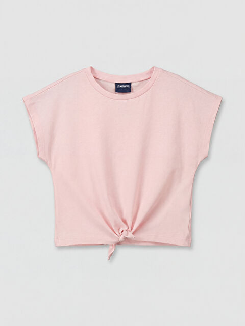 LC WAIKIKI Önden Bağlamalı Kız Çocuk Tişört - S6M676Z4-FXC