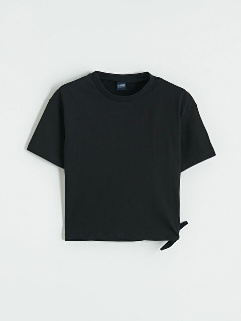 LCW ECO Bisiklet Yaka Kız Çocuk Tişört - S6M679Z4-CVL