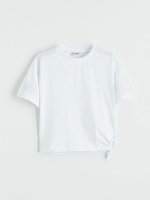 LCW ECO Bisiklet Yaka Kız Çocuk Tişört - S6M679Z4-ZUY