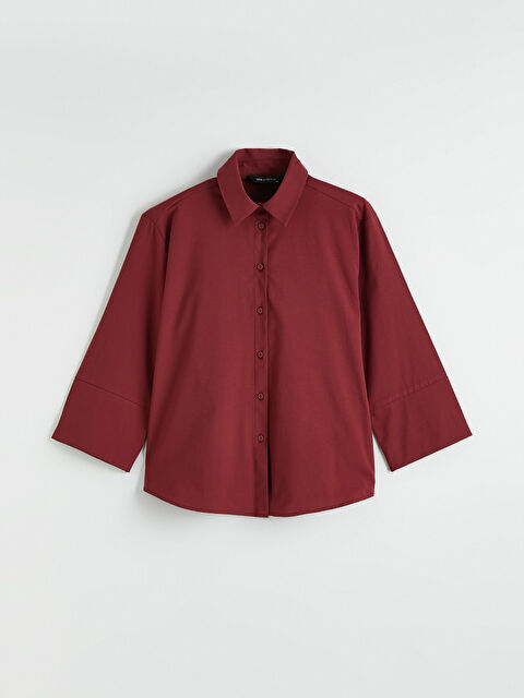 LCWAIKIKI Classic Poplin Kadın Gömlek - S6M708Z8-2D2