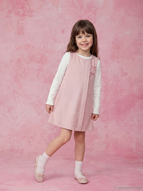 LCW Kids Djevojka RUŽIČASTA haljina - S6M737Z1-CVY