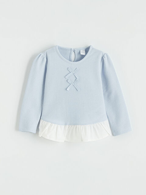 LCW Kids Fiyonk Detaylı Kız Çocuk Bluz - S6M807Z1-FWA