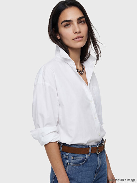 LCW Vision Oversize Kadın Gömlek