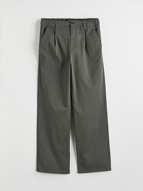 XSIDE Standart Kalıp Gabardin Pileli Erkek Pantolon - S6M854Z8-HKT