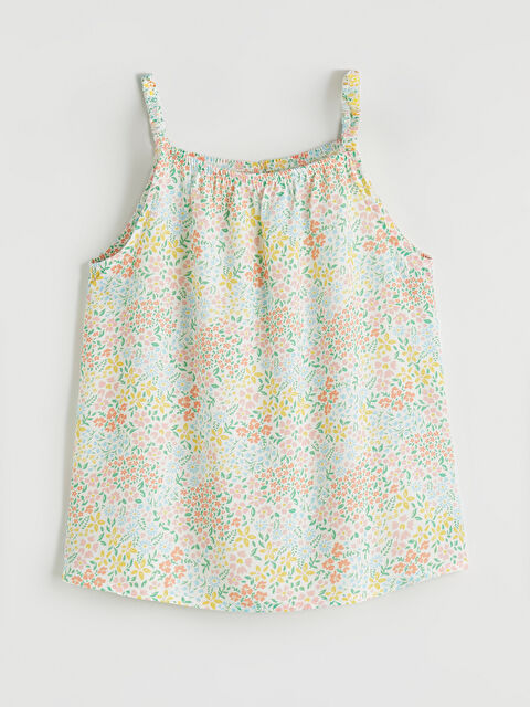 LCW ECO Çiçekli Kız Çocuk Bluz - S6M906Z4-LUG