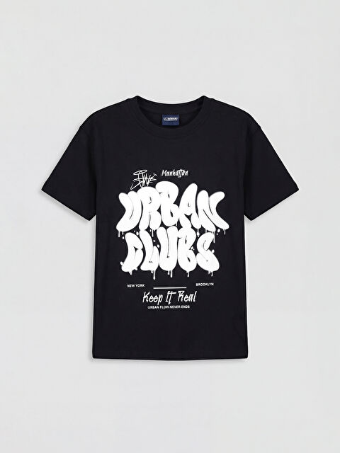 LCW Kids T-shirt garçon à slogan imprimé