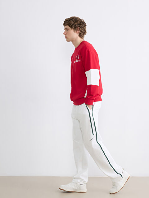 XSIDE Loose Fit Şerit Detaylı Erkek Eşofman Altı - S6M997Z8-R9J