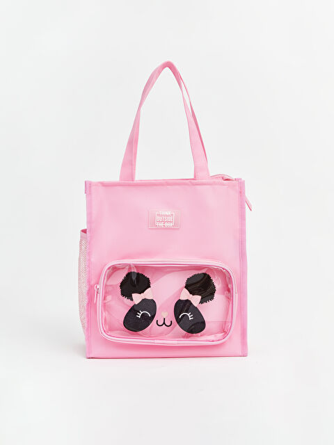 LC WAIKIKI Panda Baskılı Kız Çocuk Omuz Çantası - S6MA15Z4-ZSE