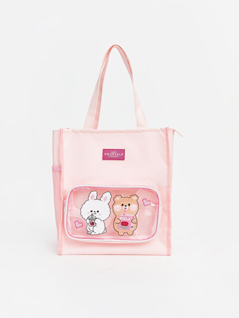 LC WAIKIKI Baskılı Kız Çocuk Omuz Çantası - S6MA16Z4-JSK