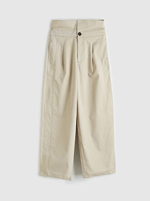 LCW Vision Loose Fit Pileli Kadın Kumaş Pantolon - S6MA29Z8-K8X