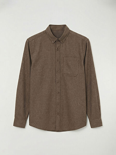 LCWAIKIKI Classic Regular Fit Gabardin Erkek Gömlek - S6MB04Z8-D2N