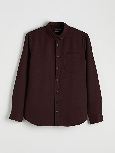 LCWAIKIKI Classic Regular Fit Gabardin Erkek Gömlek - S6MB04Z8-ZQ4