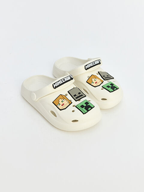 LCW STEPS Minecraft Baskılı Erkek Çocuk Plaj Sandaleti