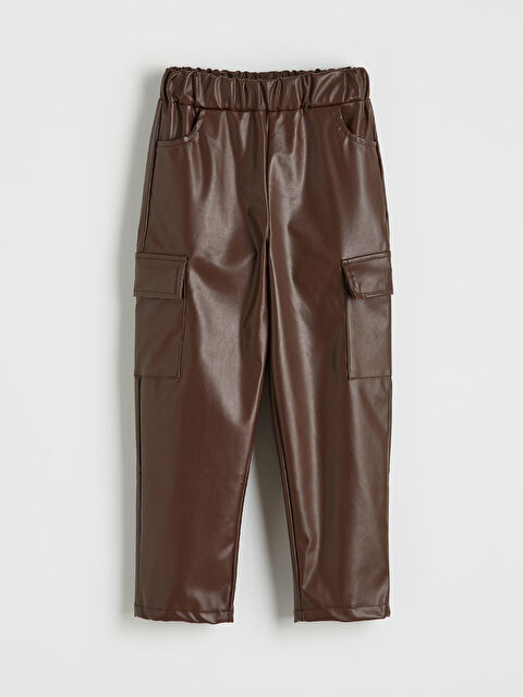 LCW Kids Kargo Cepli Kız Çocuk Pantolon - S6MB83Z1-1KM