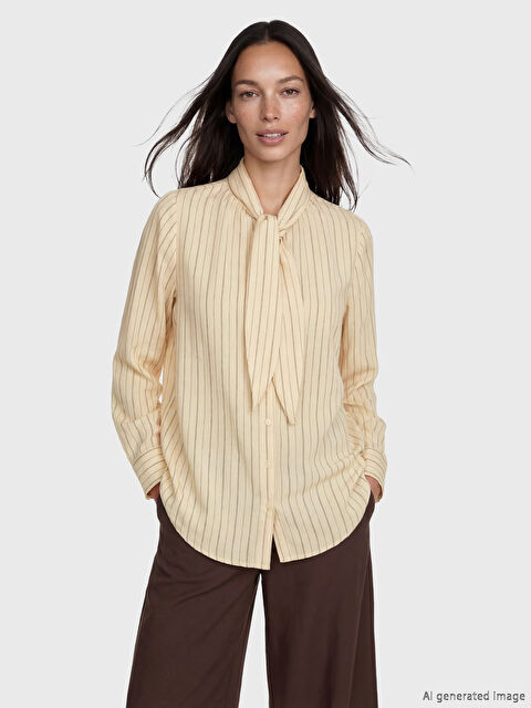 LCW STUDIO Prugasta prevelika ženska košulja tunika