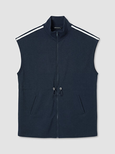 LCW Modest Dik Yaka Oversize Kadın Yelek