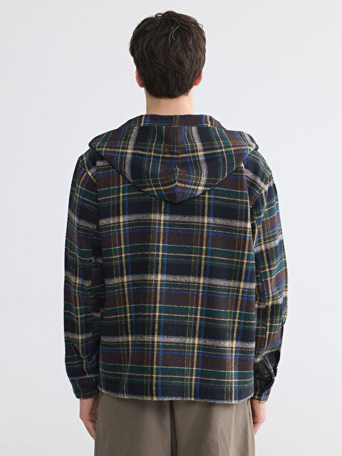 XSIDE Loose Fit Ekose Erkek Oduncu Gömlek Ceket