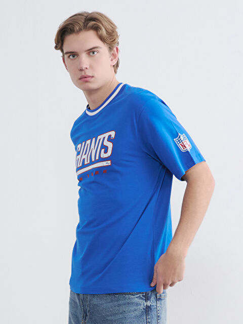 XSIDE Giants Baskılı Bisiklet Yaka Erkek Tişört - S6MC65Z8-JUF