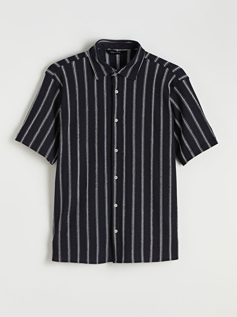 LCW Vision Regular Fit Çizgili Erkek Gömlek - S6MC82Z8-LGS