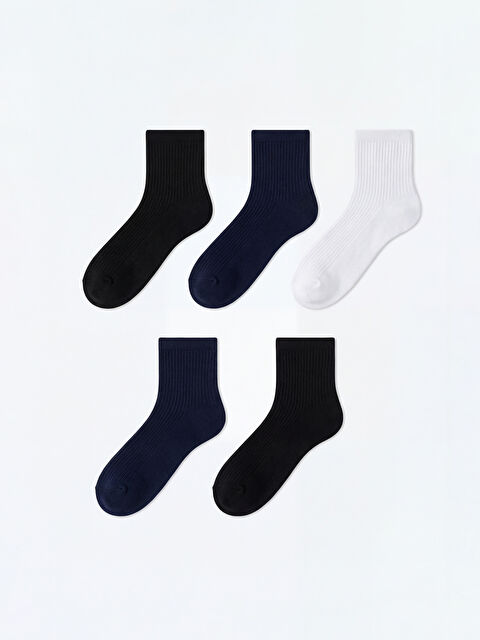 LCW ACCESSORIES Fitilli Erkek Patik Çorap 5'li