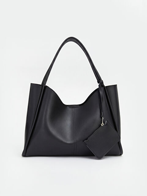 LCW ACCESSORIES Fermuarlı Cüzdan Detaylı Kadın Omuz Çantası - S6MD68Z8-RQL