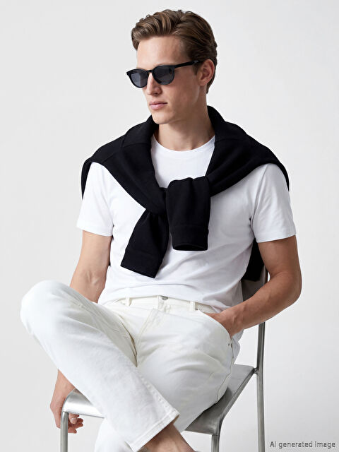 LC WAIKIKI Bisiklet Yaka Erkek Tişört