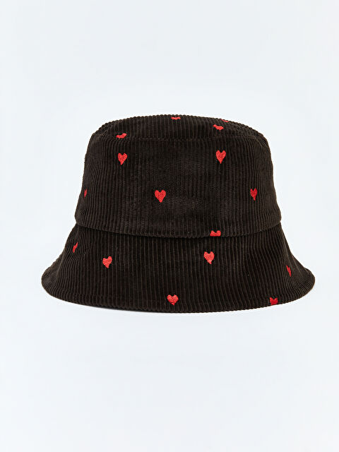 LCW ACCESSORIES Kalp Desenli Kadın Bucket Şapka  - S6ME49Z8-HEH