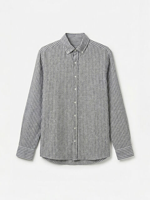 SOUTHBLUE Regular Fit Button Down Yaka Erkek Gömlek - S6ME54Z8-LGS