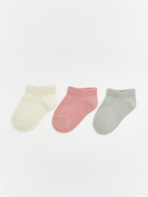 LCW ECO Kız Çocuk Patik Çorap 3'lü - S6ME62Z1-ZSE
