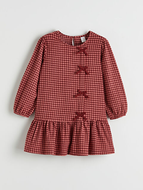 LCW Kids Fiyonk Detaylı Kız Çocuk Elbise - S6ME65Z1-LQV