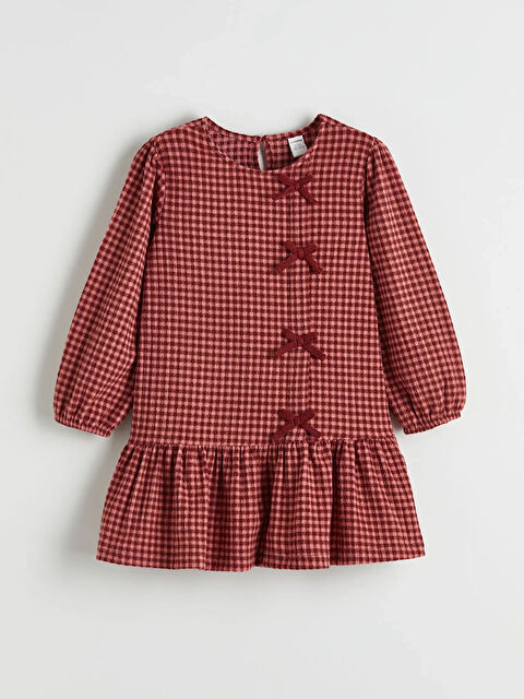 LCW Kids Fiyonk Detaylı Kız Çocuk Elbise - S6ME65Z1-LQV