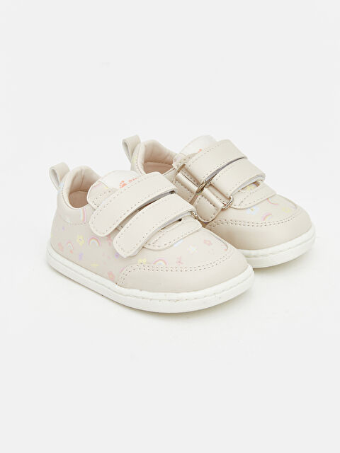 LCW STEPS Cırt Cırtlı Kız Bebek İlk Adım Spor Ayakkabı