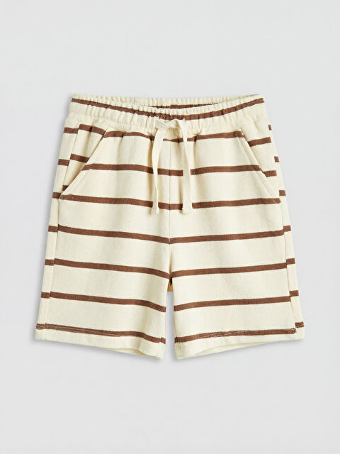 LCW Kids Çizgili Erkek Çocuk Şort