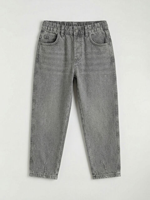 LCW Kids Beli Lastikli Loose Fit Erkek Çocuk Jean Pantolon - S6MG03Z1-JRY