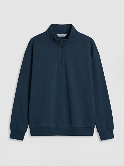 LCW Kids Dik Yaka Erkek Çocuk Sweatshirt - S6MG11Z4-8ZX