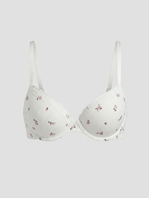 LCW DREAM Balenli Dolgulu Çiçekli Tişört Sütyen - S6MG15Z8-LRA