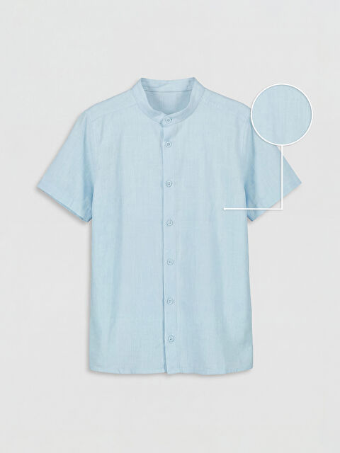 LCW Kids Hakim Yaka Erkek Çocuk Poplin Gömlek