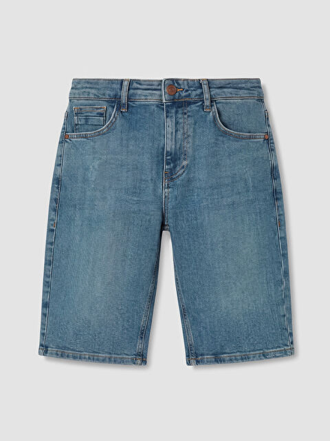 LCW Jeans Regular Fit Erkek Jean Şort