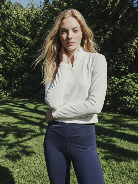 KOOR SPORT Dik Yaka Parmak Geçmeli Kadın Spor Body - S6MH49Z8-JYX