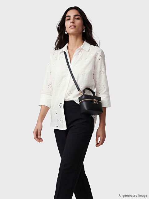 LCW ACCESSORIES Deri Görünümlü Kadın Omuz Çantası - S6MH69Z8-RQL