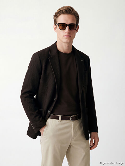 SOUTHBLUE Standart Kalıp Erkek Blazer Ceket - S6MI24Z8-YD6