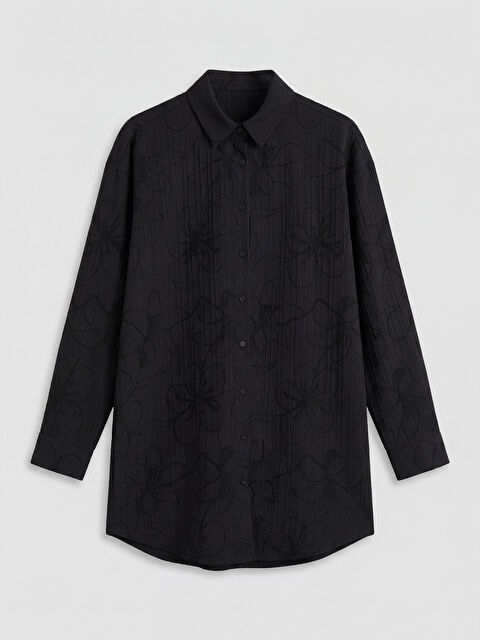 LC WAIKIKI Nakışlı Kadın Gömlek Tunik - S6MI26Z8-CVL