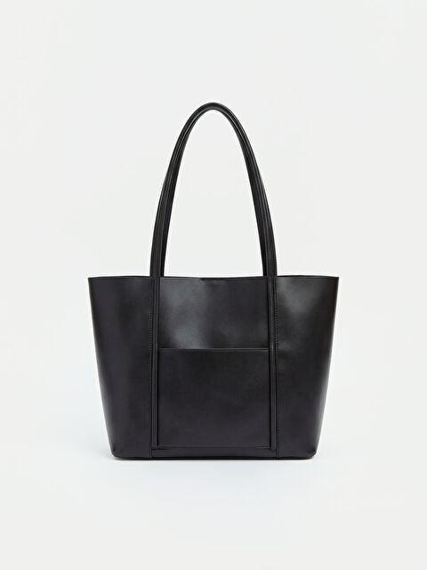 LCW ACCESSORIES Deri Görünümlü Kadın Omuz Çantası ve El Çantası - S6MI36Z8-RQL