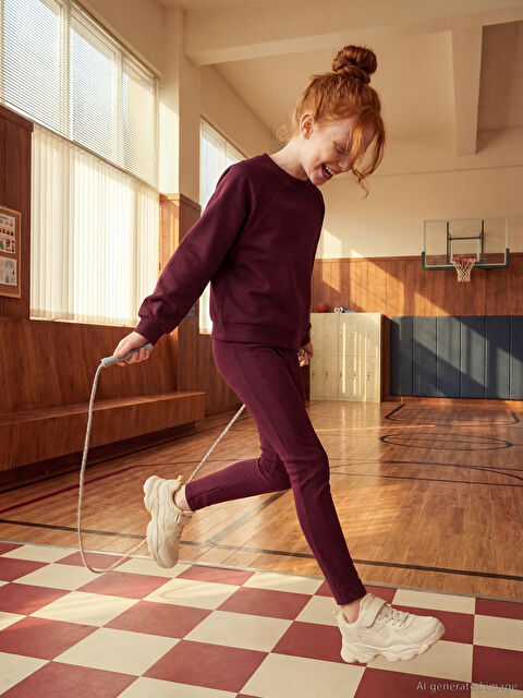 LCW Kids Beli Lastikli Kız Çocuk Soft Touch Tayt - S6MI85Z4-HQT