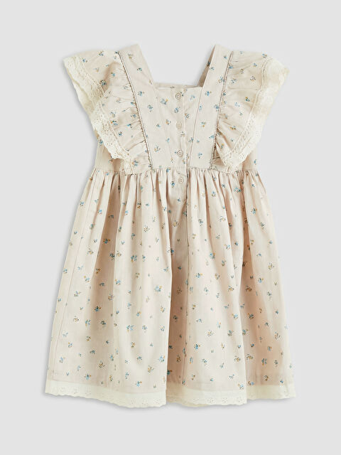 LCW Kids Kız Çocuk Çiçekli Elbise