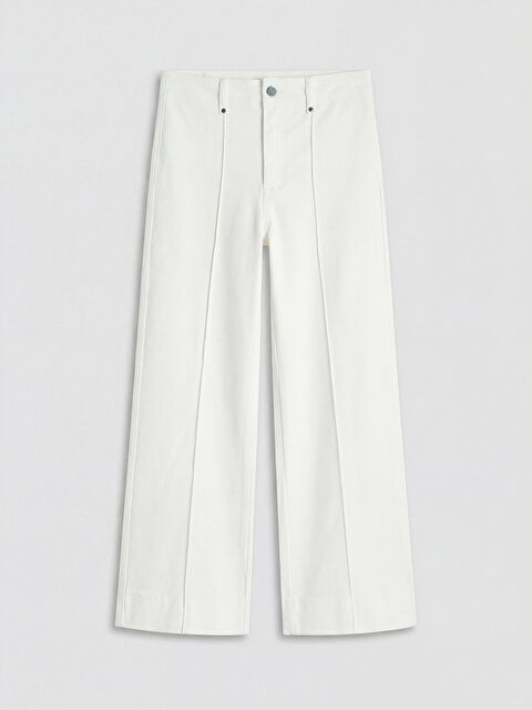 LCW Modest Wideleg Fit Kadın Jean Pantolon