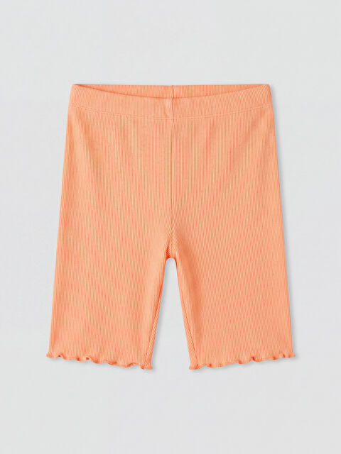 LCW Kids Ribbed Girls' Short Leggings