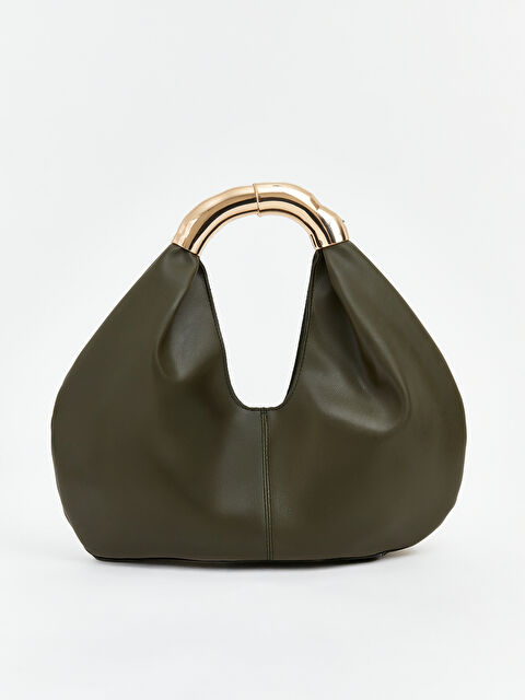 LCW ACCESSORIES Metal Sap Detaylı Kadın Omuz Çantası - S6MK16Z8-CRR